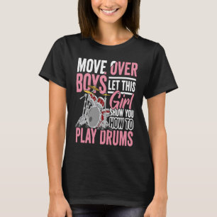 Drumming Player Apparel Drummer Quote Drumset for  T-Shirt