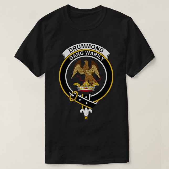 Drummond Crest Tartan Clan Scottish Clan 1 T-Shirt (Design Front)