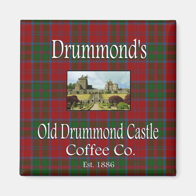 Drummond's Old Drummond Castle Coffee Co. Magnet (Front)