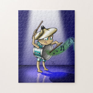 "Drumo" 11x14 Puzzle with Gift Box