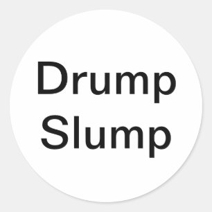 Drump Slump Comic Splash-Art Hankamer Artjunkhaus Classic Round Sticker