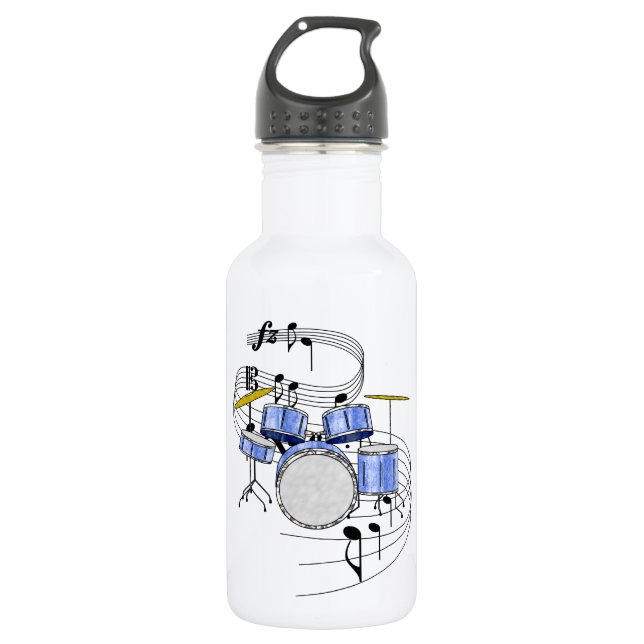 Drums 532 Ml Water Bottle (Front)