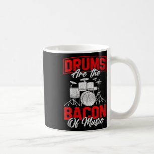 Drums Are The Con Of Music Bbq Meat Drumming Coffee Mug