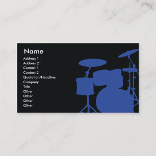 Drums - Business Business Card