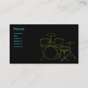 Drums Business Card