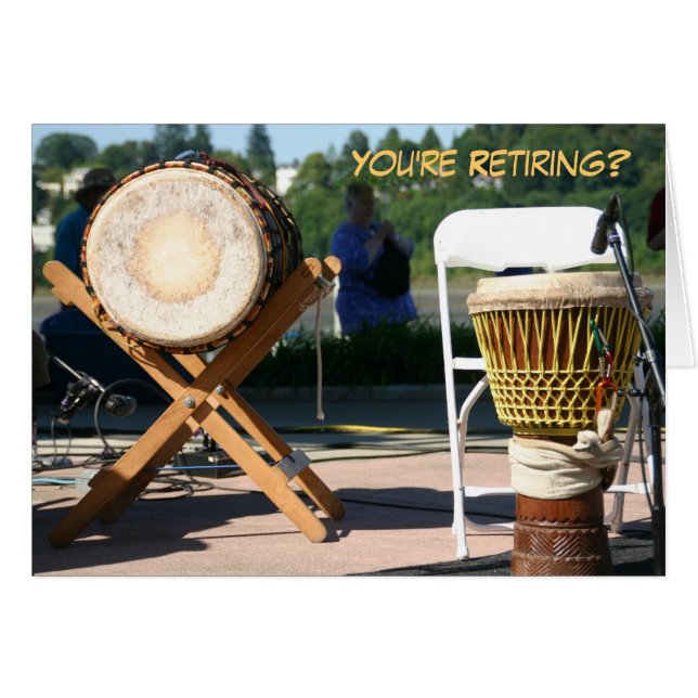 Drums card (Front Horizontal)