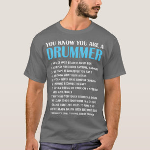 Drums Drummer Drumsticks Gift T-Shirt