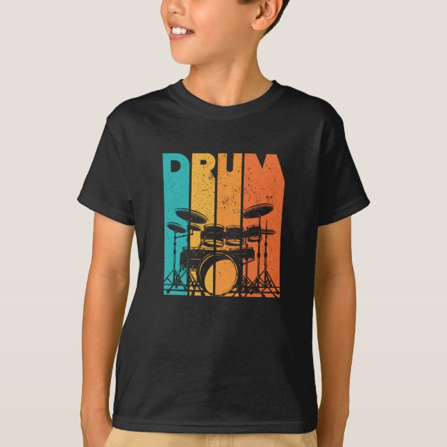 Drums | Drumming Lover Drummer Gift T-Shirt (Front)