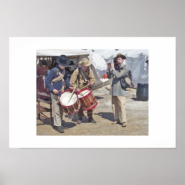 Drums & Flute Poster (Front)