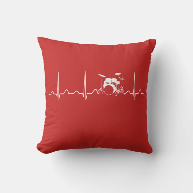 DRUMS HEARTBEAT CUSHION (Front)