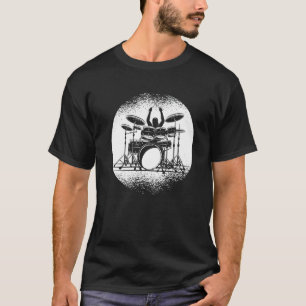 Drums Men Women Drum Kit Music T-Shirt