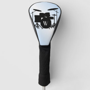 Drums Music Design Blue Golf Head Cover