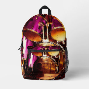 Drums, Outdoor Jam Print Cut Sew Bag