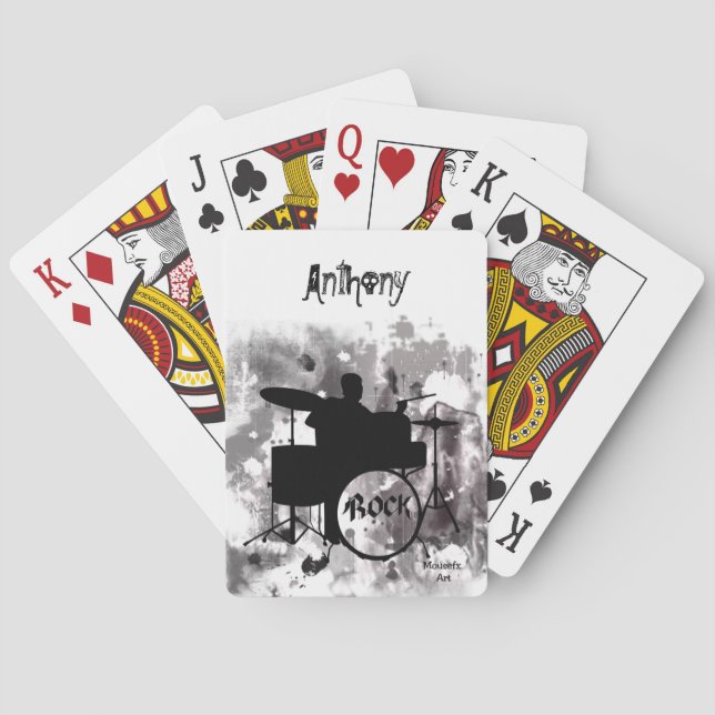 Drums Playing Cards (Back)