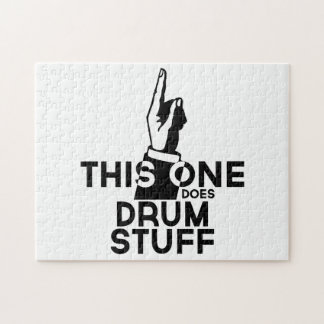 Drums Stuff - Funny Drums Music Jigsaw Puzzle