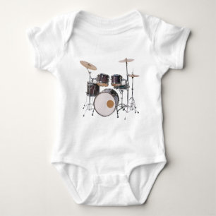 Drums Tools Percussion Music Concert Baby Bodysuit