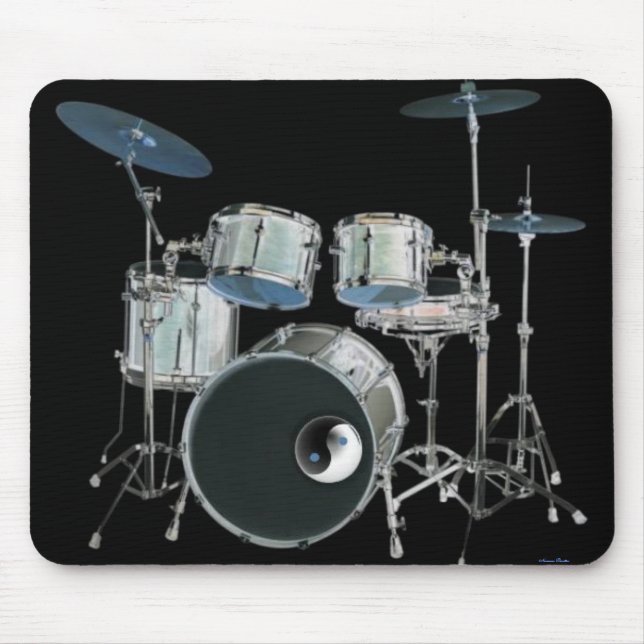 Drums & Yin-Yang Mousepad (Front)