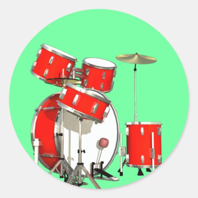Drumset Stickers (Front)