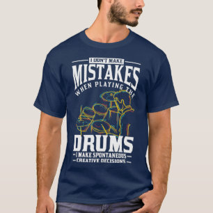 Drumsticks Percussion Drummer Gift Drums T-Shirt