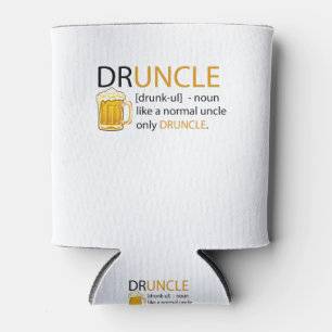 Druncle Definition t shirt like an uncle men women Can Cooler