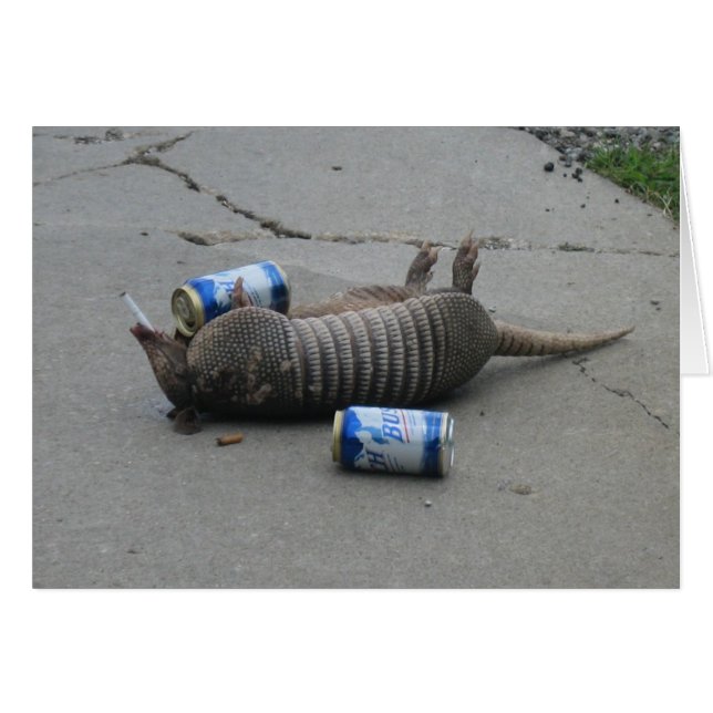 Drunk Armadilla -  Customise (Front Horizontal)