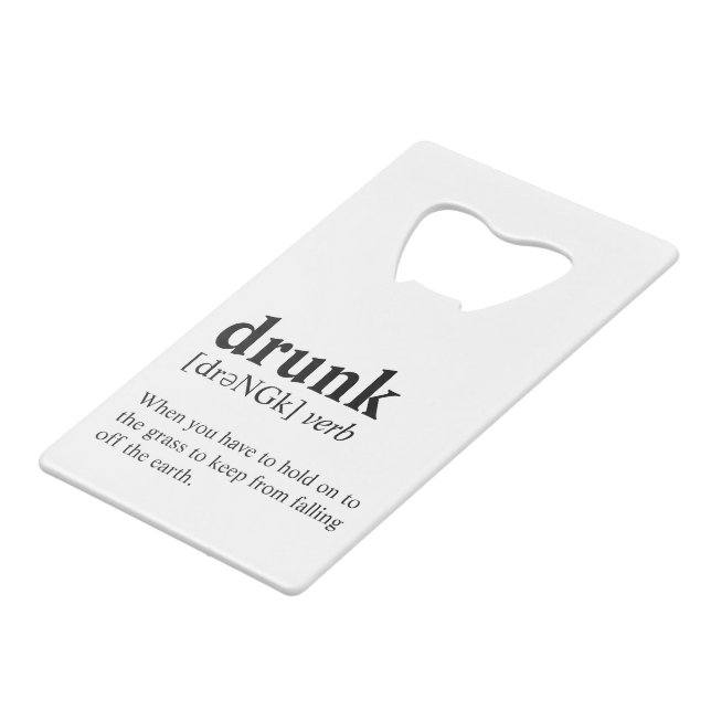 Drunk - Dictionary Meaning (Front Angled)