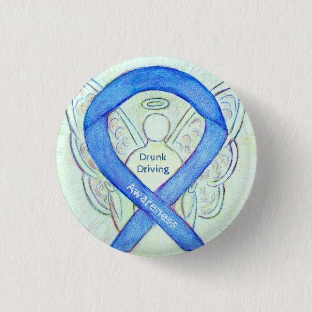 Drunk Driving Angel Awareness Ribbon Pins (Front)
