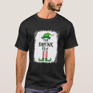 Drunk Elf Matching Family Funny Christmas Party Pa T-Shirt