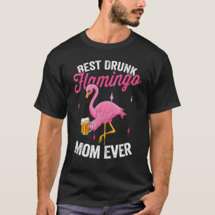 Drunk Flamingo Flamingo Drinking Beer 1 T-Shirt