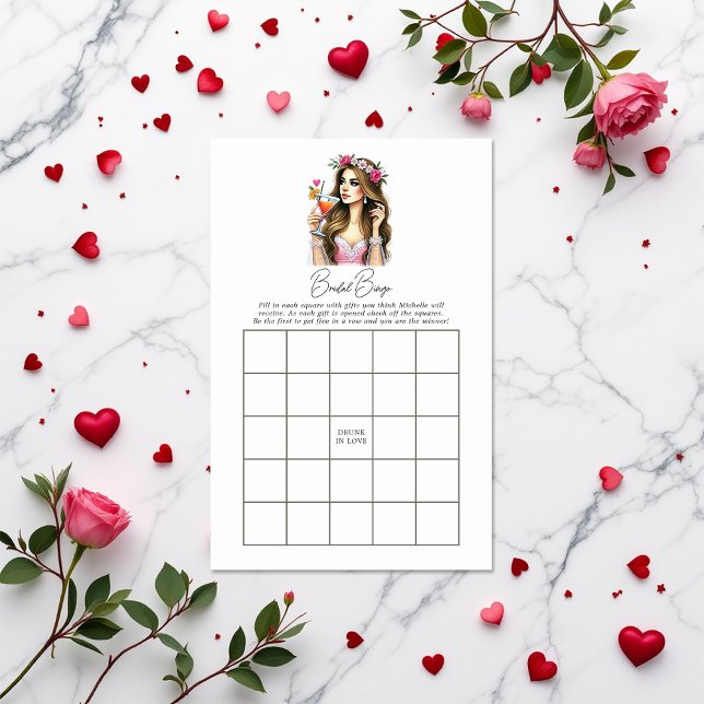 Drunk in Love Bridal Shower Bingo Game (Drunk in Love Bridal Shower Bingo Game)