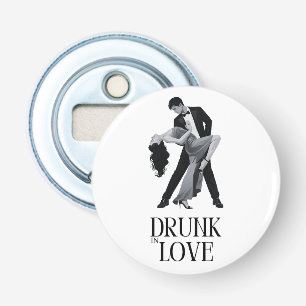 Drunk in Love Design Dancing Couple Bridal Bottle Opener
