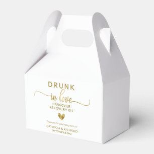 Drunk In Love Wedding Hangover Kit Favour Box