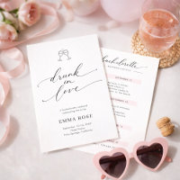 Drunk in Love Whimsy Script Bachelorette Weekend