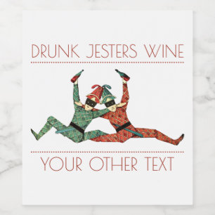 Drunk Jesters Wine Label