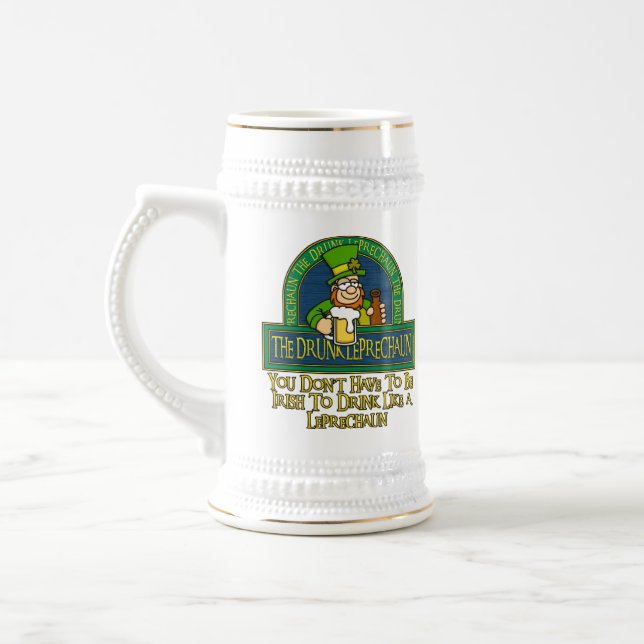 Drunk Leprechaun Mug (Left)
