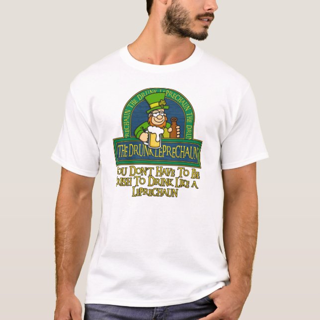 Drunk Leprechaun Shirt (Front)
