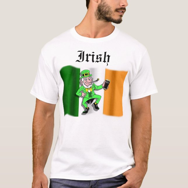 Drunk Leprechaun T-Shirt (Front)