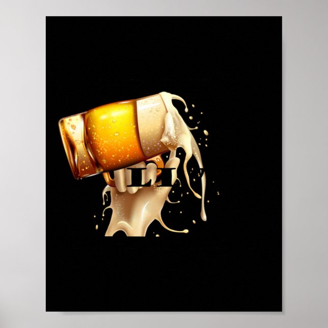 Drunk Lives Sticker  Poster (Front)