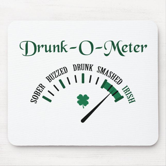 Drunk Metre Mouse Pad (Front)