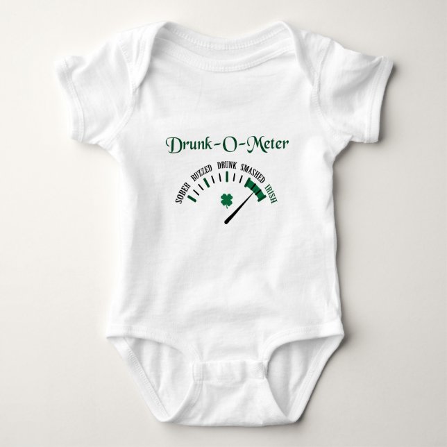 Drunk-O-Metre Baby Bodysuit (Front)