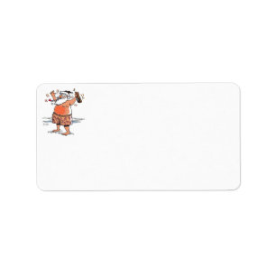 Drunk Santa address labels