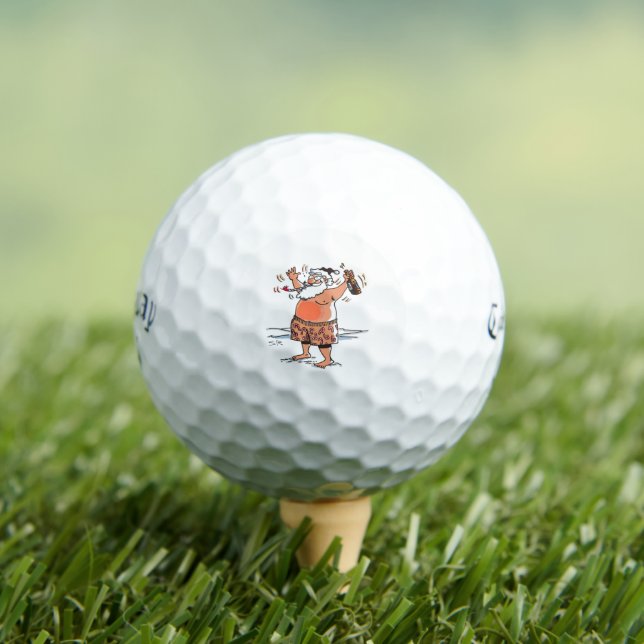 Drunk Santa Callaway Supersoft golf balls 12 pk (Insitu Tee)