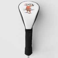 Drunk Santa golf club driver cover