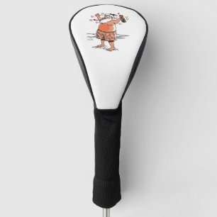 Drunk Santa golf club driver cover