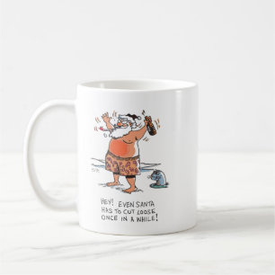 Drunk Santa w seal mug