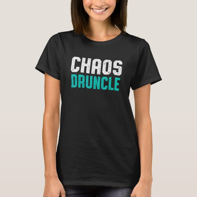 Drunk Uncle Drinking Druncle _28 T-Shirt (Front)