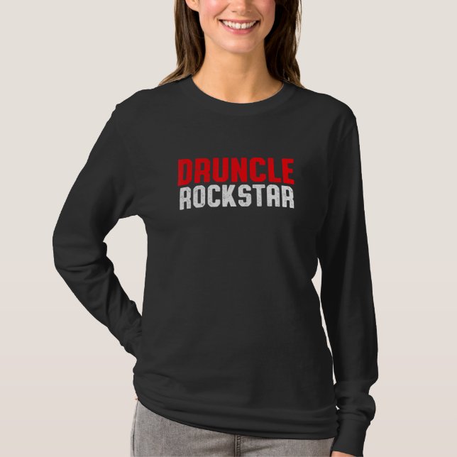 Drunk Uncle Drinking Druncle _67 T-Shirt (Front)