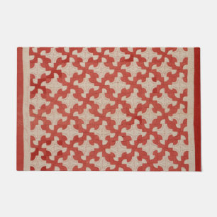 Drunkard’s Path quilt Doormat