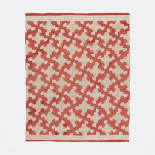 Drunkard’s Path quilt Fleece Blanket