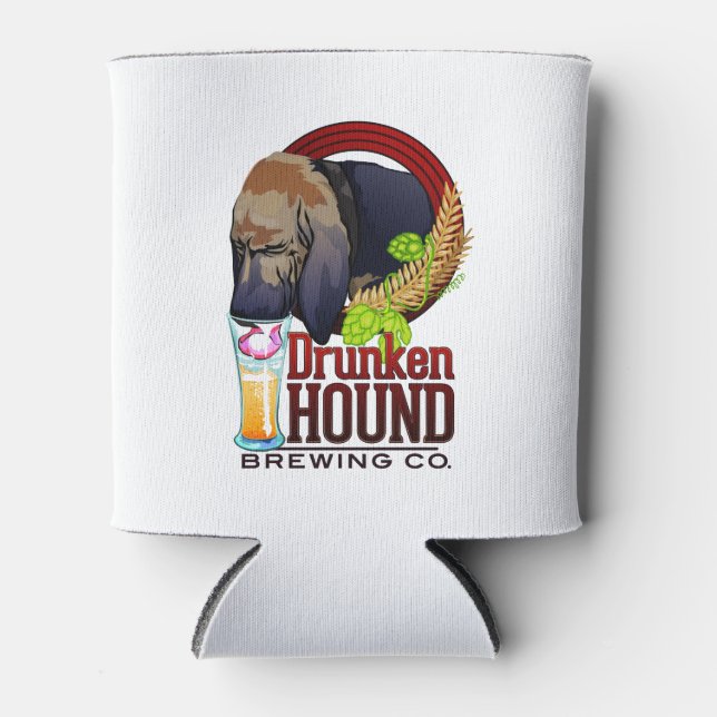 Drunken Hound Brewing Co. Can Cooler (Front)